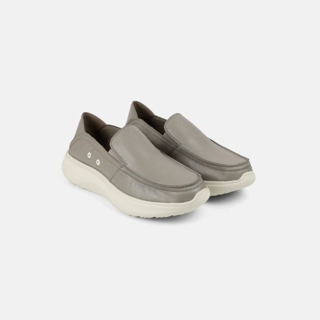 J.Fontini Men Khaki Casual Loafers (SKU: 14-1669-62-42)