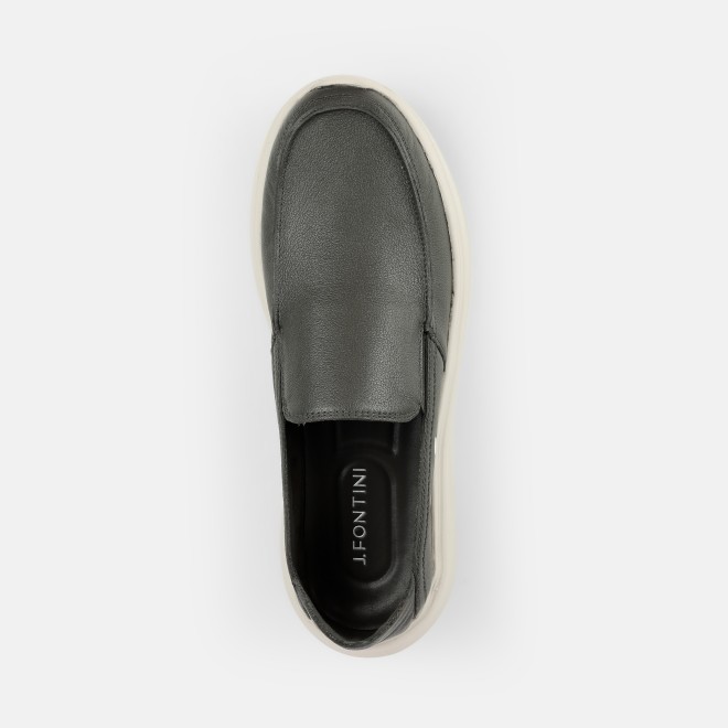 J.Fontini Men Grey Casual Loafers (SKU: 14-1669-14-41)