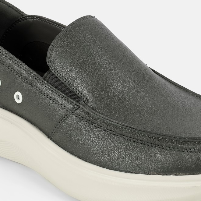 J.Fontini Men Grey Casual Loafers (SKU: 14-1669-14-41)