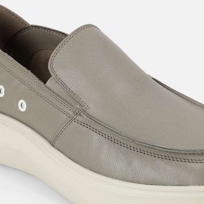 J.Fontini Men Khaki Casual Loafers (SKU: 14-1669-62-42)