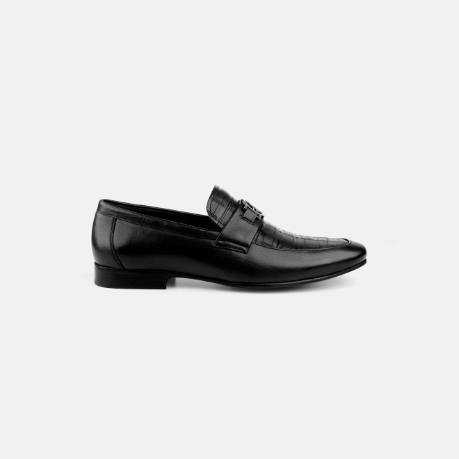 J.Fontini Men Black Formal Moccasin (SKU: 14-1670-11-44)