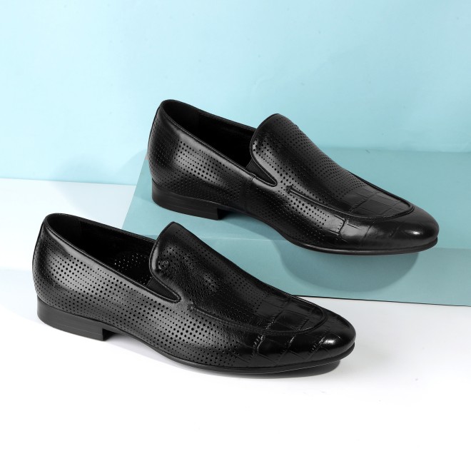Men Black Formal Moccasin