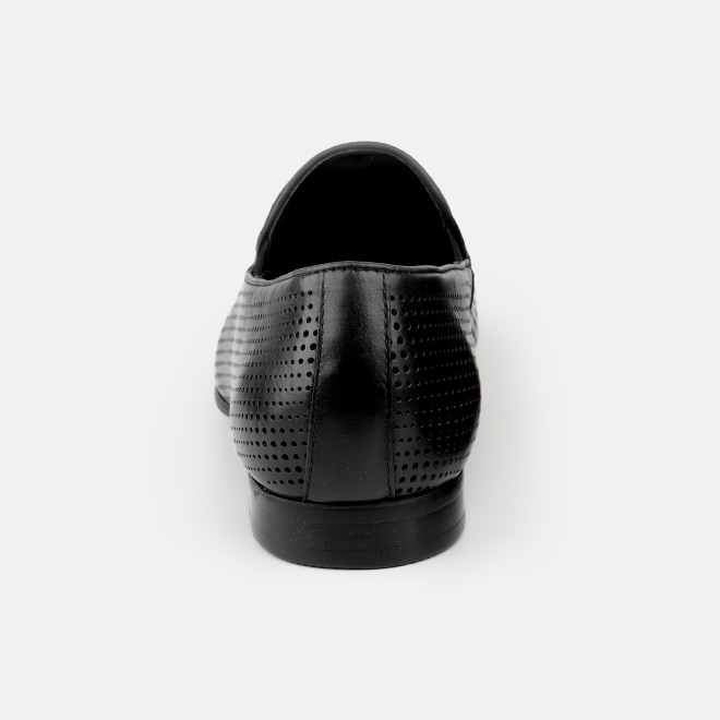J.Fontini Men Black Formal Moccasin (SKU: 14-1671-11-40)