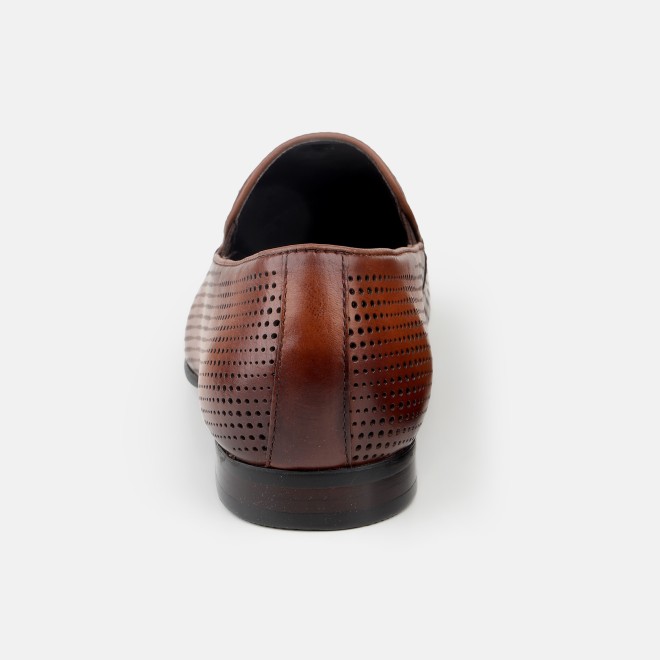 J.Fontini Men Tan Formal Moccasin (SKU: 14-1671-23-41)
