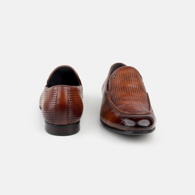J.Fontini Men Tan Formal Moccasin (SKU: 14-1671-23-41)