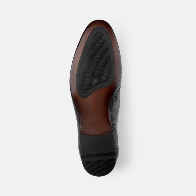 J.Fontini Men Black Formal Moccasin (SKU: 14-1671-11-40)