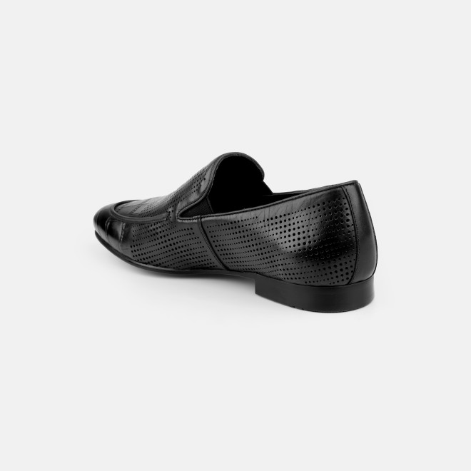 J.Fontini Men Black Formal Moccasin (SKU: 14-1671-11-40)