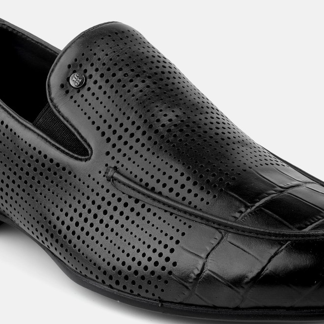 J.Fontini Men Black Formal Moccasin (SKU: 14-1671-11-40)