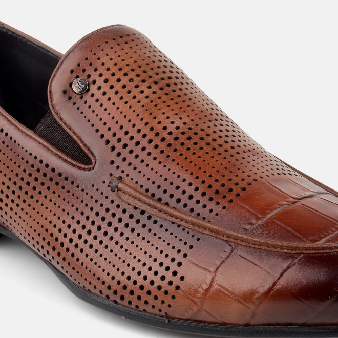J.Fontini Men Tan Formal Moccasin (SKU: 14-1671-23-41)