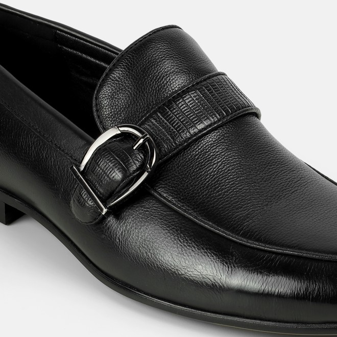 J.Fontini Men Black Formal Moccasin (SKU: 14-1675-11-41)