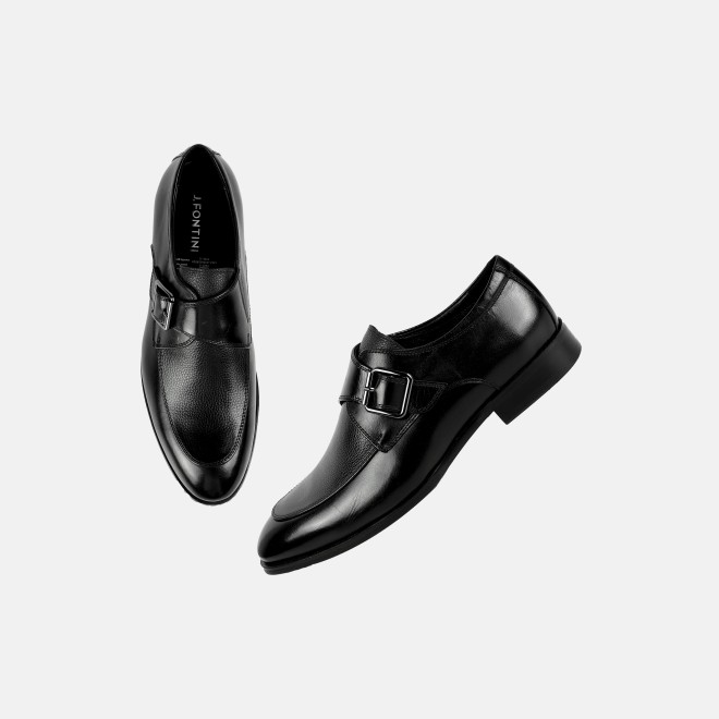 J.Fontini Men Black Formal Monk (SKU: 14-1676-11-41)