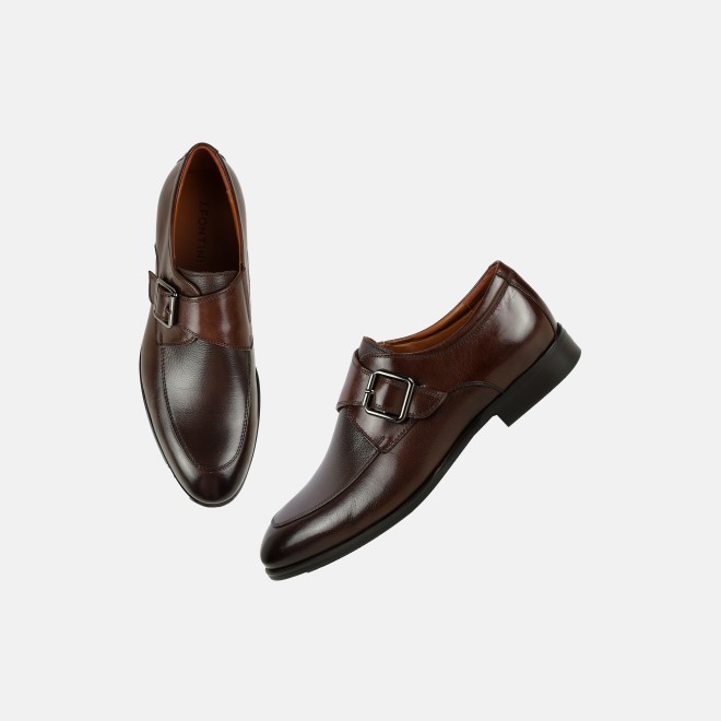 J.Fontini Men Brown Formal Monk (SKU: 14-1676-12-44)