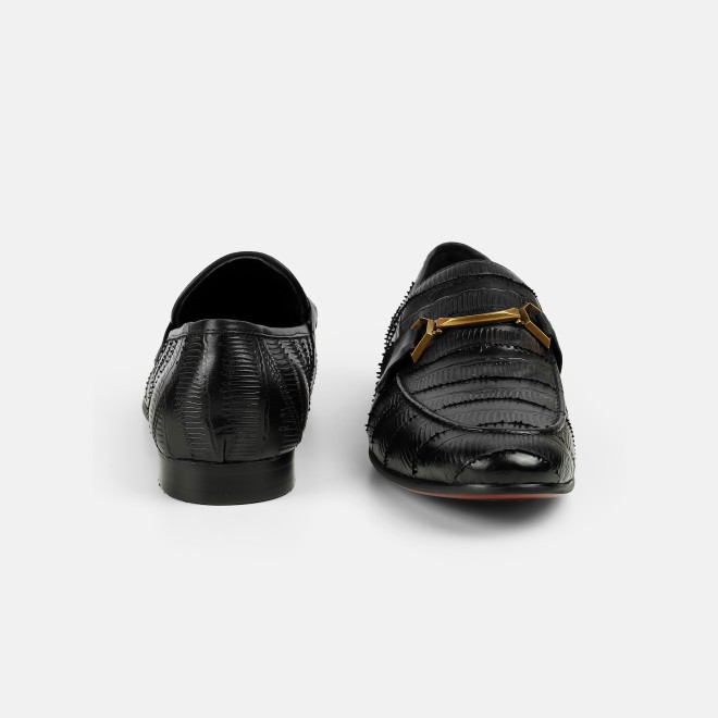 J.Fontini Men Black Formal Moccasin (SKU: 14-1677-11-40) J.Fontini Men Black Formal Moccasin (SKU: 14-1677-11-40)
