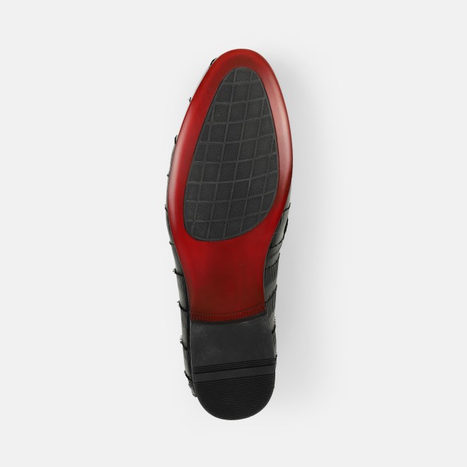 J.Fontini Men Black Formal Moccasin (SKU: 14-1677-11-40) J.Fontini Men Black Formal Moccasin (SKU: 14-1677-11-40)