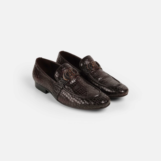 J.Fontini Men Brown Formal Moccasin (SKU: 14-1678-12-41)