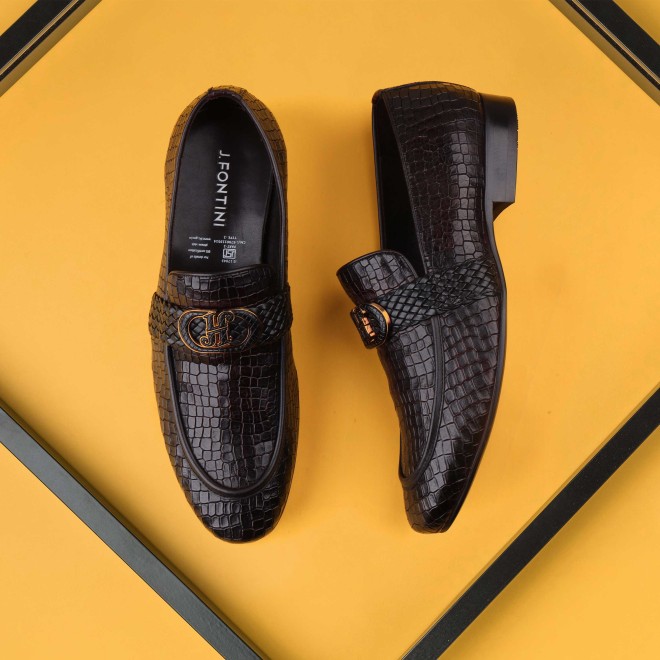 Men Brown Formal Moccasin