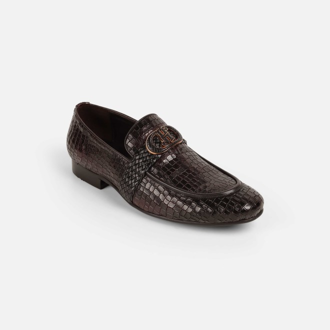 J.Fontini Men Brown Formal Moccasin (SKU: 14-1678-12-41)