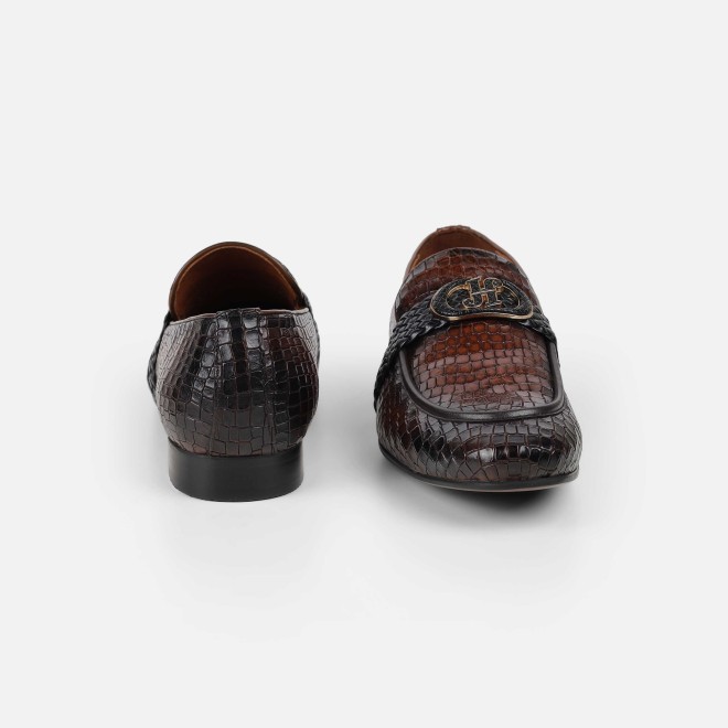 J.Fontini Men Tan Formal Moccasin (SKU: 14-1678-23-40)