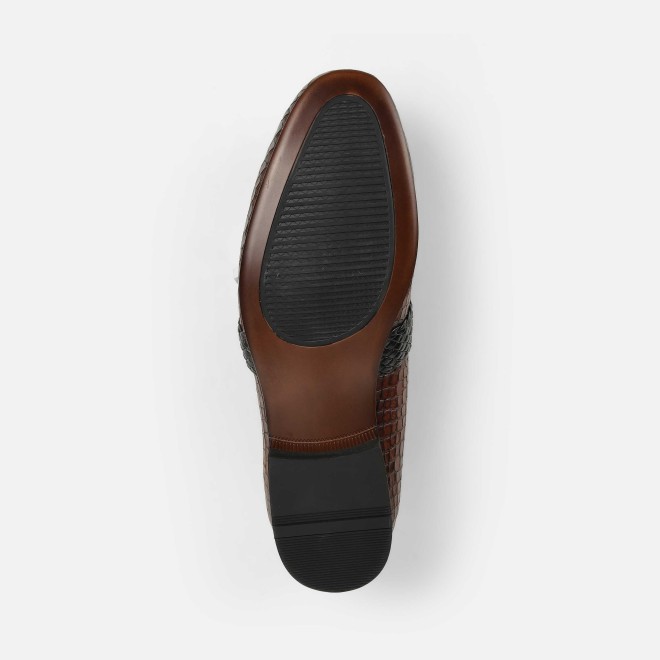 J.Fontini Men Tan Formal Moccasin (SKU: 14-1678-23-40)