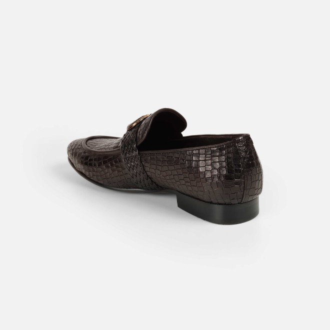 J.Fontini Men Brown Formal Moccasin (SKU: 14-1678-12-41)
