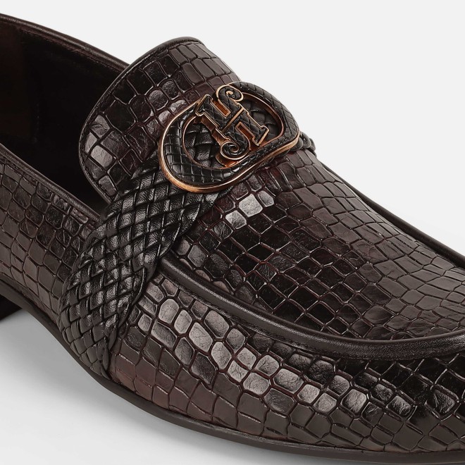 J.Fontini Men Brown Formal Moccasin (SKU: 14-1678-12-41)