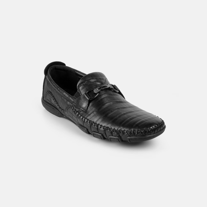 J.Fontini Men Black Casual Loafers (SKU: 14-1679-11-42)
