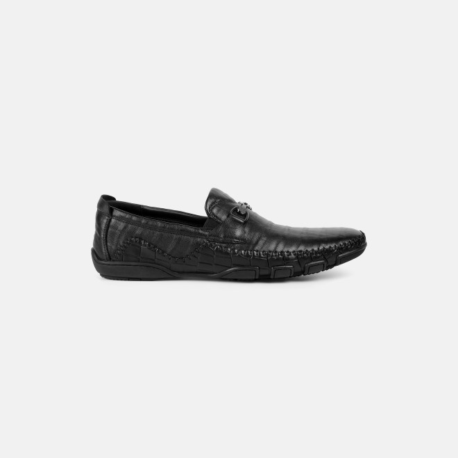 J.Fontini Men Black Casual Loafers (SKU: 14-1679-11-42)