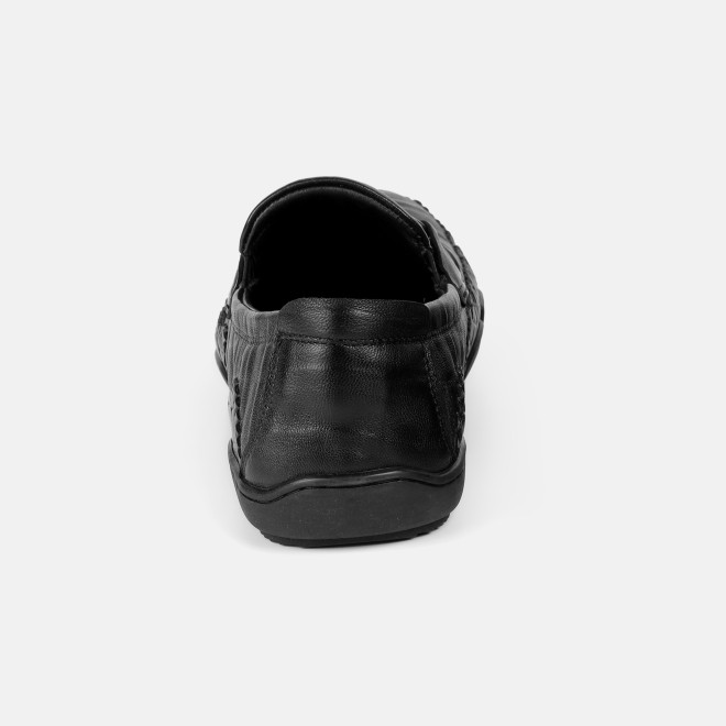 J.Fontini Men Black Casual Loafers (SKU: 14-1679-11-42)