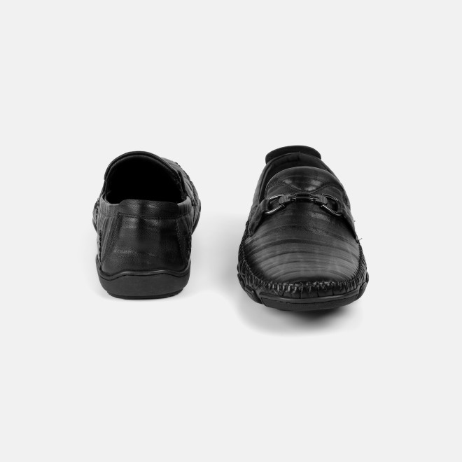J.Fontini Men Black Casual Loafers (SKU: 14-1679-11-42)