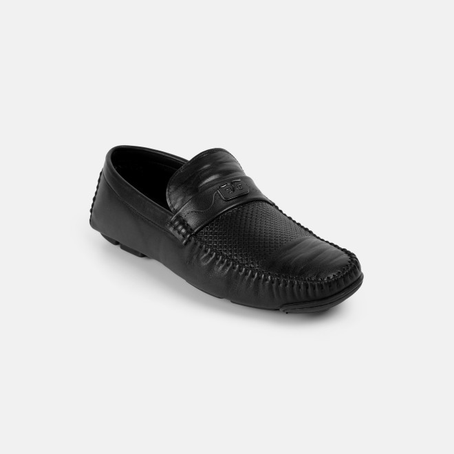 J.Fontini Men Black Casual Loafers (SKU: 14-1681-11-40)