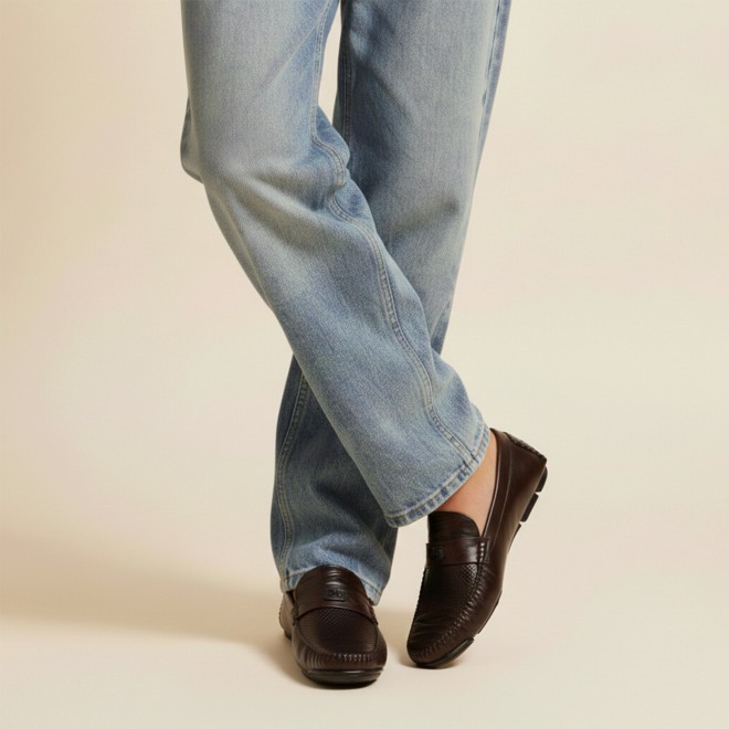 J.Fontini Men Brown Casual Loafers (SKU: 14-1681-12-41)