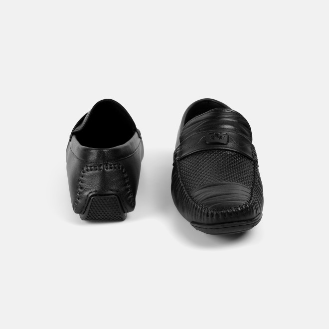 J.Fontini Men Black Casual Loafers (SKU: 14-1681-11-40)