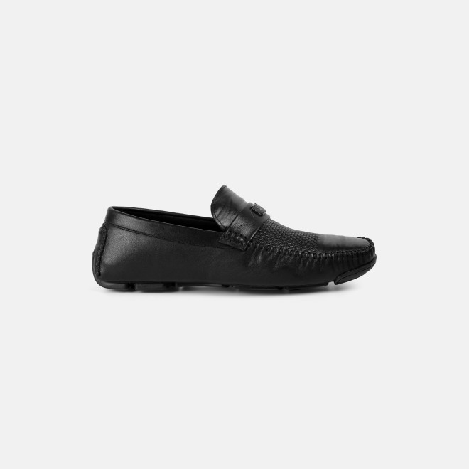 J.Fontini Men Black Casual Loafers (SKU: 14-1681L-11-46)