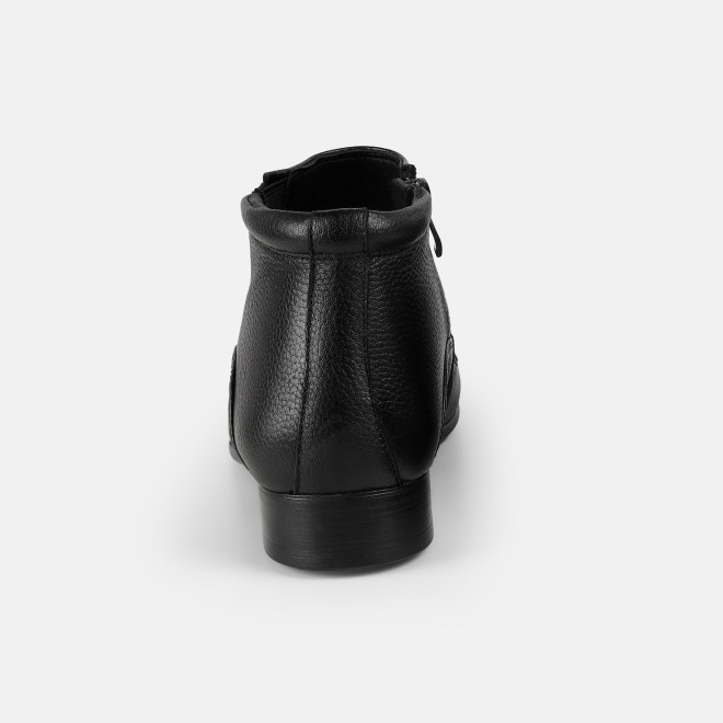 J.Fontini Men Black Formal Boots (SKU: 14-1682-11-40)