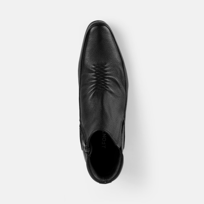 J.Fontini Men Black Formal Boots (SKU: 14-1682-11-40)