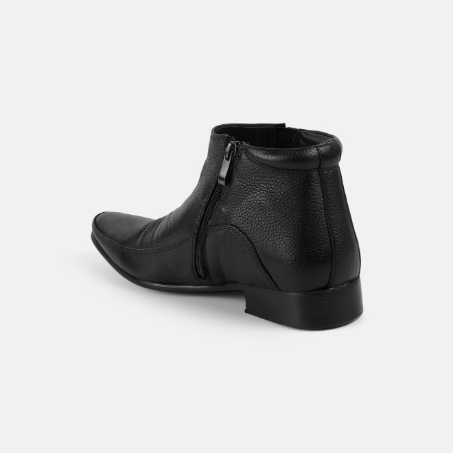 J.Fontini Men Black Formal Boots (SKU: 14-1682-11-40)