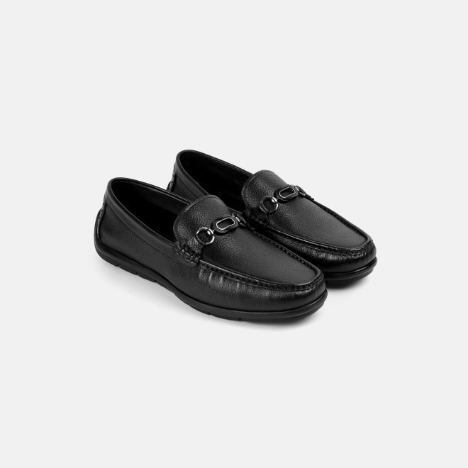 J.Fontini Men Black Casual Loafers (SKU: 14-1686-11-40)