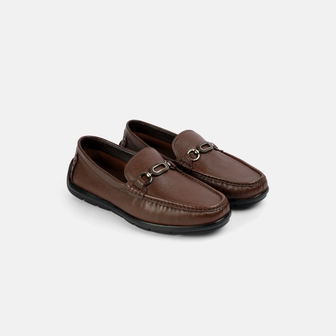 J.Fontini Men Brown Casual Loafers (SKU: 14-1686-12-40)