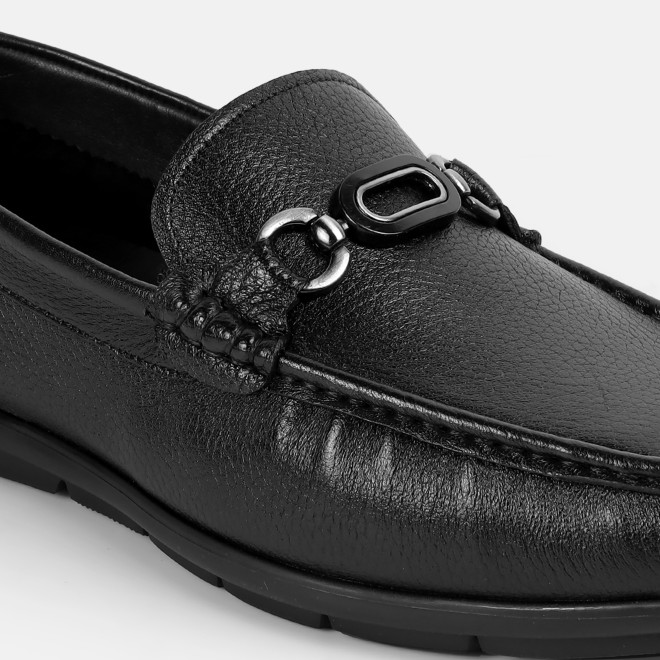 J.Fontini Men Black Casual Loafers (SKU: 14-1686-11-40)