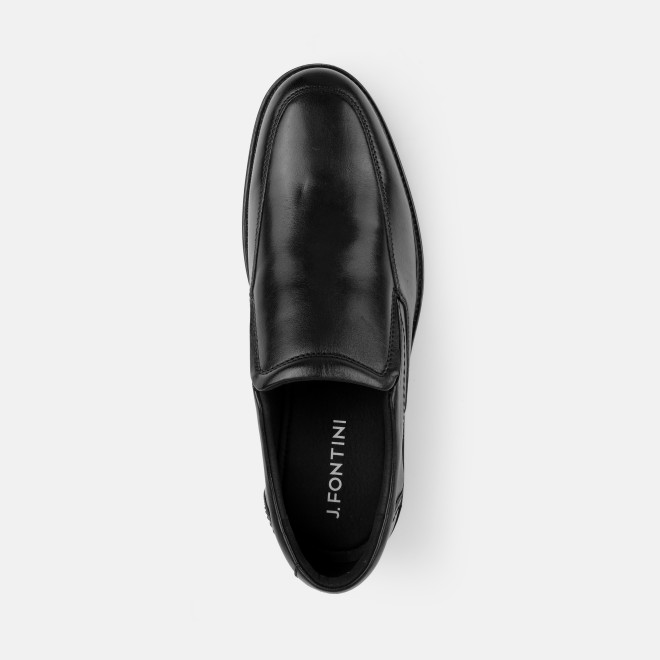 J.Fontini Men Black Formal Moccasin (SKU: 14-1690-11-40)