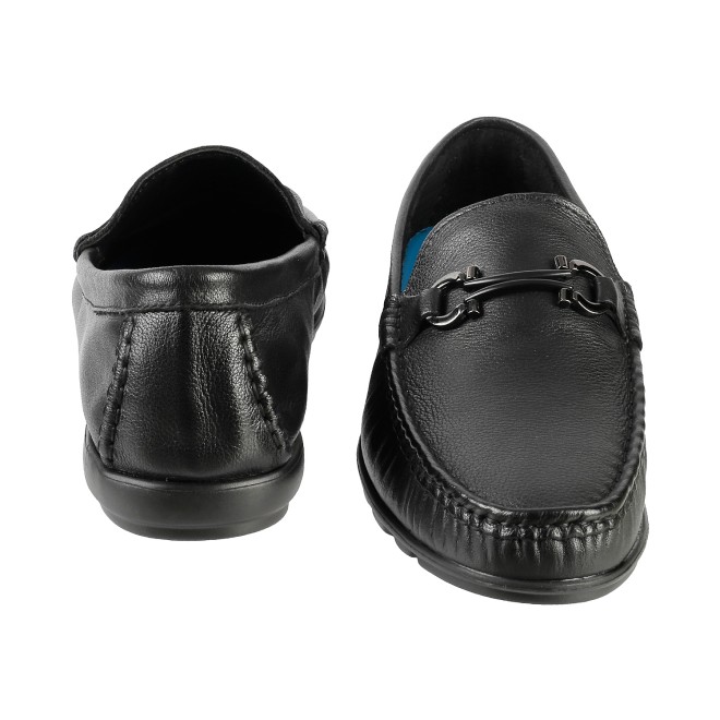 J.Fontini Men Black Casual Loafers (SKU: 14-258L-11-46)