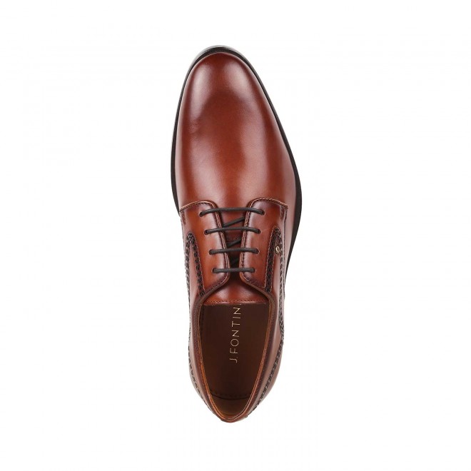 J.Fontini Men Tan Formal Lace Up (SKU: 14-315-23-40)