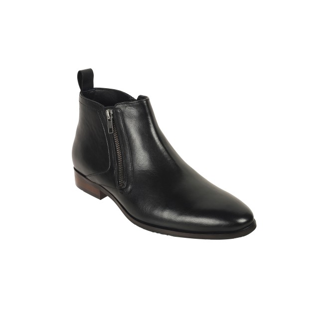 J.Fontini Men Black Formal Boots (SKU: 14-476-11-40)
