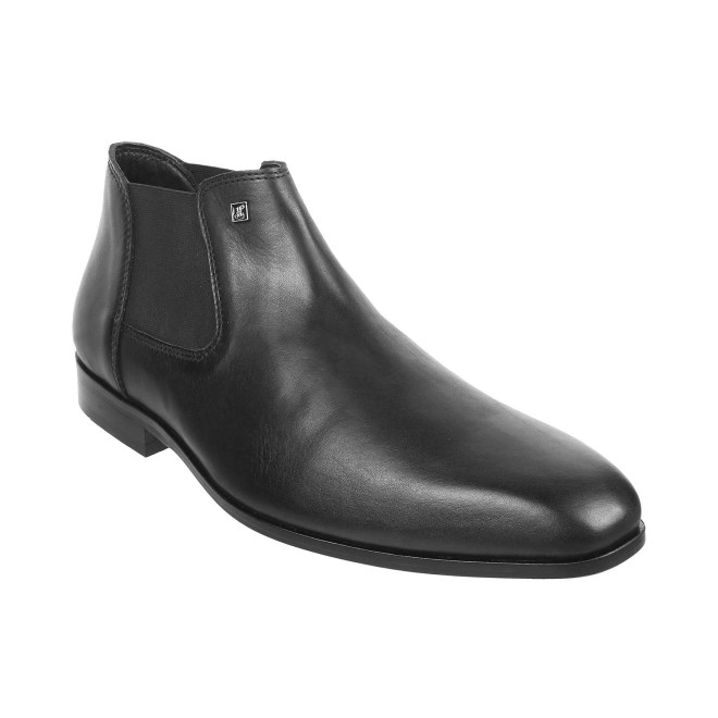 J.Fontini Men Black Formal Boots (SKU: 14-479-11-45)