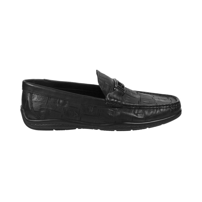 J.Fontini Men Black Casual Loafers (SKU: 14-696-11-40)