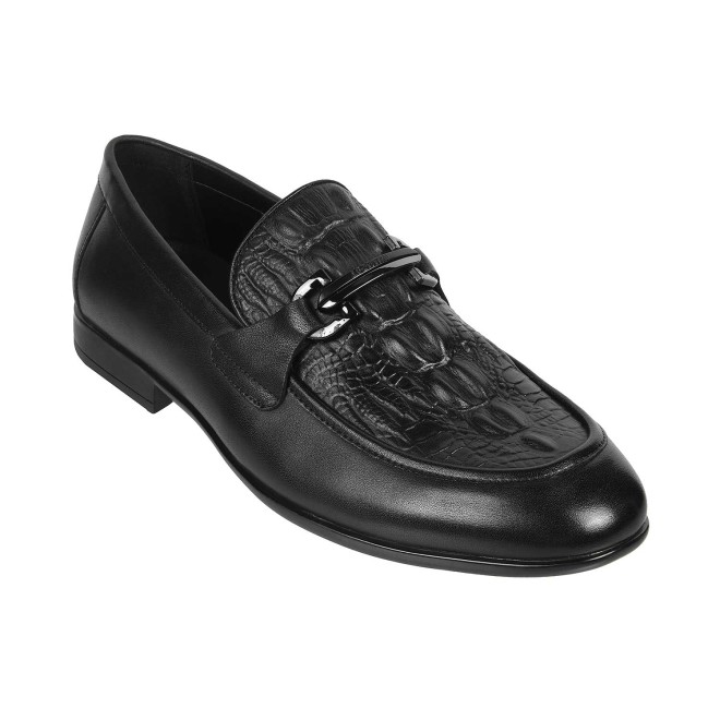 J.Fontini Men Black Formal Moccasin (SKU: 14-706-11-41)