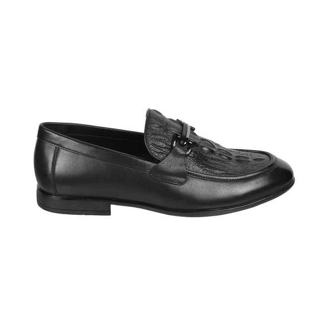 J.Fontini Men Black Formal Moccasin (SKU: 14-706-11-41)