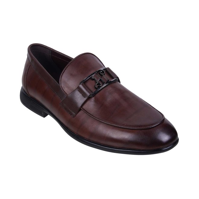 J.Fontini Men Brown Formal Moccasin (SKU: 14-738-12-42)