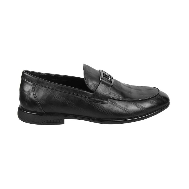J.Fontini Men Black Formal Moccasin (SKU: 14-738-11-41)