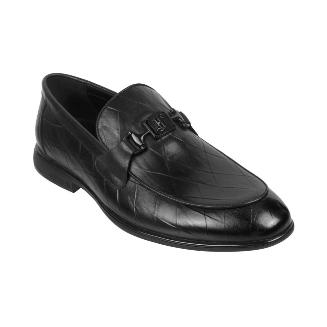 J.Fontini Men Black Formal Moccasin (SKU: 14-739-11-40)